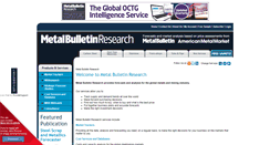 Desktop Screenshot of metalbulletinresearch.com