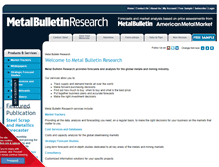 Tablet Screenshot of metalbulletinresearch.com